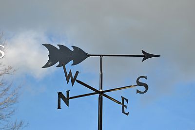 Arrow p and s weathervane